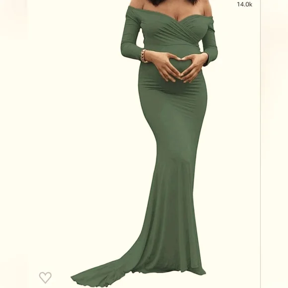 Dresses | Maternity Gown Maxi Long Sleeve Slim Fit | Poshmark Dresses | Maternity Gown Maxi Long Sleeve Slim Fit | Poshmark